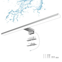 DILUMEN 50 cm LED Bathroom Mirror Lamp 10 W 1200 lm Neutral White 4000 K, Modern Interior Wall Light 230 V, 3 cm 1 Cabinet LED Bathroom Light IP44