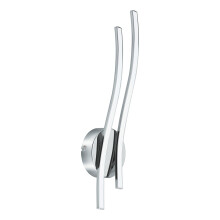 EGLO Valmora Curved White/Chrome LED Wall Light