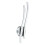 EGLO EGLO Valmora Curved White/Chrome LED Wall Light 1