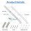 HUMIGA 3FT LED Batten Light, 30W Low Profile Wall Ceiling Surface Mounted Fitting 4