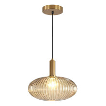 Tropibed Vintage Glass Pendant Light Fixtures Glass Pendant Ceiling Light for Kitchen Island Bedroom Dining Room Creative Glass Pendant Light Shade