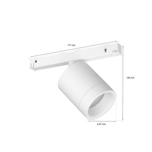Philips Hue Perifo Track Lighting,Metal, 5.3 W, White 1