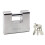 Master Lock Master Lock 690EURD Rectangular Zinc Padlock with Key, Grey, 10,4 x 9 x 2,9 cm 1