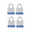 Master Lock Master Lock 3008D Keyed Padlock, Silver, 1-1/2 Inch 1