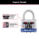 Master Lock Master Lock 3008D Keyed Padlock, Silver, 1-1/2 Inch 5