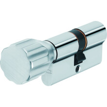 ABUS KD6XNP Z30/K30 B/SB 507168 Profile Cylinder Lock with Knob/With Code Card and 5 Keys
