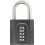 Abus ABUS Combination Lock 158/65 - Padlock with Cast Zinc Casing - with Individually Adjustable Combination Code - ABUS Security Level 8 - Dark Grey 1