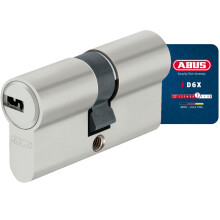 ABUS Profile Cylinder D6XNP 45/45 with 5 Keys and Code Card, Door Lock for Security on Front Door and Apartment Door