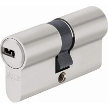 ABUS ec-snp Cylinder Double Lap For Exterior Doors/Entries, silver, 44999