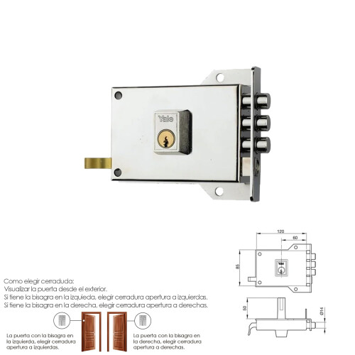 Yale Azbe 3010009 Block - 7-hn/Right. 1