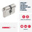 Abus ABUS E30NP 30/55 Profile Cylinder Lock with Emergency and Danger Function with 5 Keys ABUS Security Level 6 2