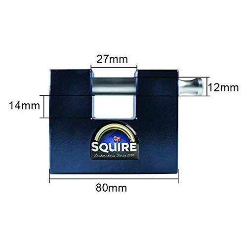 Squire Squire - WS75 Container/Chain Padlock - High Security - CEN 4 Rated - 10 x Keys Supplied 2