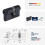 Abus ABUS Profile Cylinder D6XBL 40/50 with Code Card and 5 Keys - 96805 - Black 4