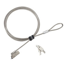 Kensington Slim NanoSaver 2.0 EQ Keyed Laptop Lock, Lockable Device Security Tether for Ultra-Thin Laptops, Lie Flat Thin Profile, Universal Fit