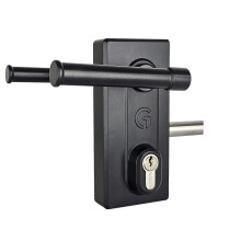 Gatemaster Superlock 2.0 BLD4060P Bolt-On Latch Deadlock Gate Lock – Double Sided Keyed Access – Frame Size 40–60mm – Profiled Lever Handle