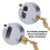 Master Lock Master Lock M736XKADCCSEN Hidden Shackle Lock with Hasp, Silver, Units 5