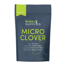 Rural Supplies Micro Clover Seed | Grass Seeds for Fast Growing, Low-Maintenance & Eco-Friendly Lawns | Drought-Resistant, Nitrogen-Fixing