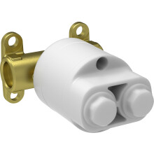 hansgrohe Basic Set for Mixing Water Bidette EU, Hot and Cold Water Connection Required, 29239180