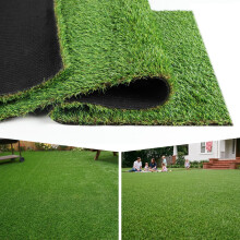 XLX TURF Artificial Grass Roll 2m x 2m 25mm Pile Height Fake Grass Rug