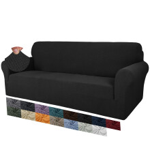 MAXIJIN Creative Jacquard Extra Large Couch Covers for 3 or 4 Seater, Super Stretch Non Slip Sofa Cover for Dogs Pet Friendly Sofa Slipcover