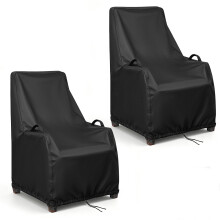 Garden Chair Covers, 500D Waterproof Garden Recliner Furniture Covers with Handles,Chair Cover for Yard, Patio, Outdoor Armchair