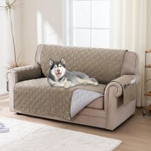 H.Versailtex Sofa Cover Oversize 2 Seater 100% Waterproof Sofa Covers Couch Covers Washable Pet Couch Covers Seat Width 140CM