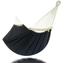 GOCAN Hammock for 2 People, 220 x 150 cm, Total Length: 330 cm, Load: 300 kg, Cotton Canvas Hammock for Outdoors, Indoors, Garden, Balcony, Children