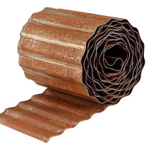 Lawn Edging 10 IN x 20 FT, Heavy Duty Metal Garden Edging No Dig, Corrugated Galvanized Steel Garden Plant Border for Flower Tree Beds