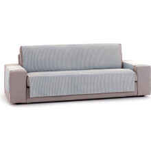 ECOMMERC3 | Universal Sofa Cover with Elastic Bands Size 4 Seater – Adjustable Sofa Cover Ecru/Linen, Back