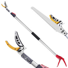 FLORA GUARD 1.3-2.2m Extendable Long Reach Pruner - Long Reach Pole Saw, Telescopic Fruit Picker, Long Reach Telescopic Tree Pruner