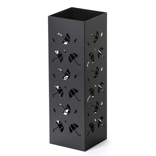Mango Steam Square Tall 20" Umbrella Holder (Brollies Black)