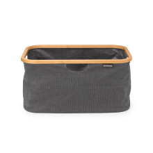 Brabantia - Foldable Laundry Basket 40L - Water Resistant Hamper for Wet & Dry Laundry - Storage Basket for Clothes & Linen