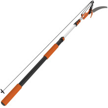 SISUPASSIE 6m Telescopic Tree Pruner & Lopper 2 in 1, Retractable & Extendable Pole Saw Long Reach for Branches