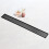 SaniteModar 70 cm Black Linear Shower Drain, 2-in-1 Tile Insert Panel Shower Drain with 360Siphon 2