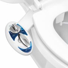 LUXE Bidet NEO 180 - Self-Cleaning, Dual Nozzle, Non-Electric Bidet Attachment for Toilet Seat, Adjustable Water Pressure, Rear and Feminine Wash