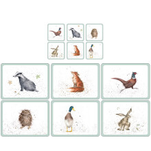 Pimpernel Wrendale Designs - Set of 6 Placemats and Coasters (X0010568739, X0010268739)