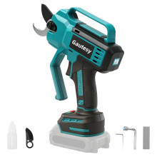 Cordless Electric Pruning Shears Compatible with Makita 18V Battery,Brushless Electric Secateurs with 40mm Cutting Diameter,Digital Display,Grinding