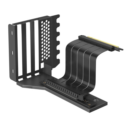 GLOTRENDS 2-slot GPU Support Bracket with 180mm PCIe 4.0 Riser Cable for GPU Vertical Mount