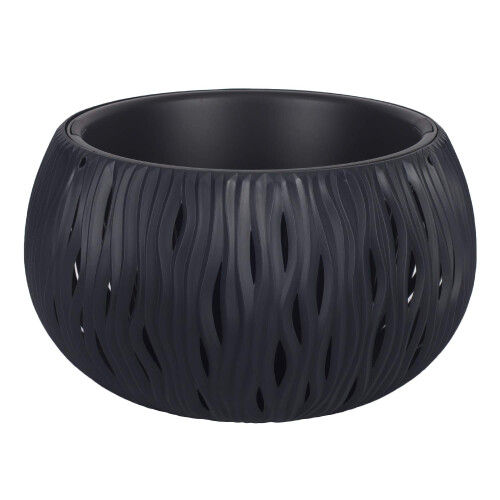 Prosperplast Prosperplast Flower Pot Sandy Bowl 370 Black Plastic