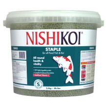 Nishikoi Staple Complete Food for Koi and Pond Fish - Small Pellets - 2.5kg