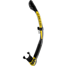 Cressi Alpha Ultra Dry Snorkel Dry - Black/Yellow, Uni