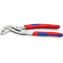 KNIPEX Alligator Water Pump Pliers Chrome-Plated with Slim Multi-Component Grips 250 mm, 88 05 250