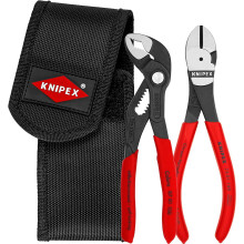 KNIPEX Mini Pliers Set in Belt Tool Pouch 1 x 87 01 150, 1 x 74 01 160 160 mm, 00 20 72 V02