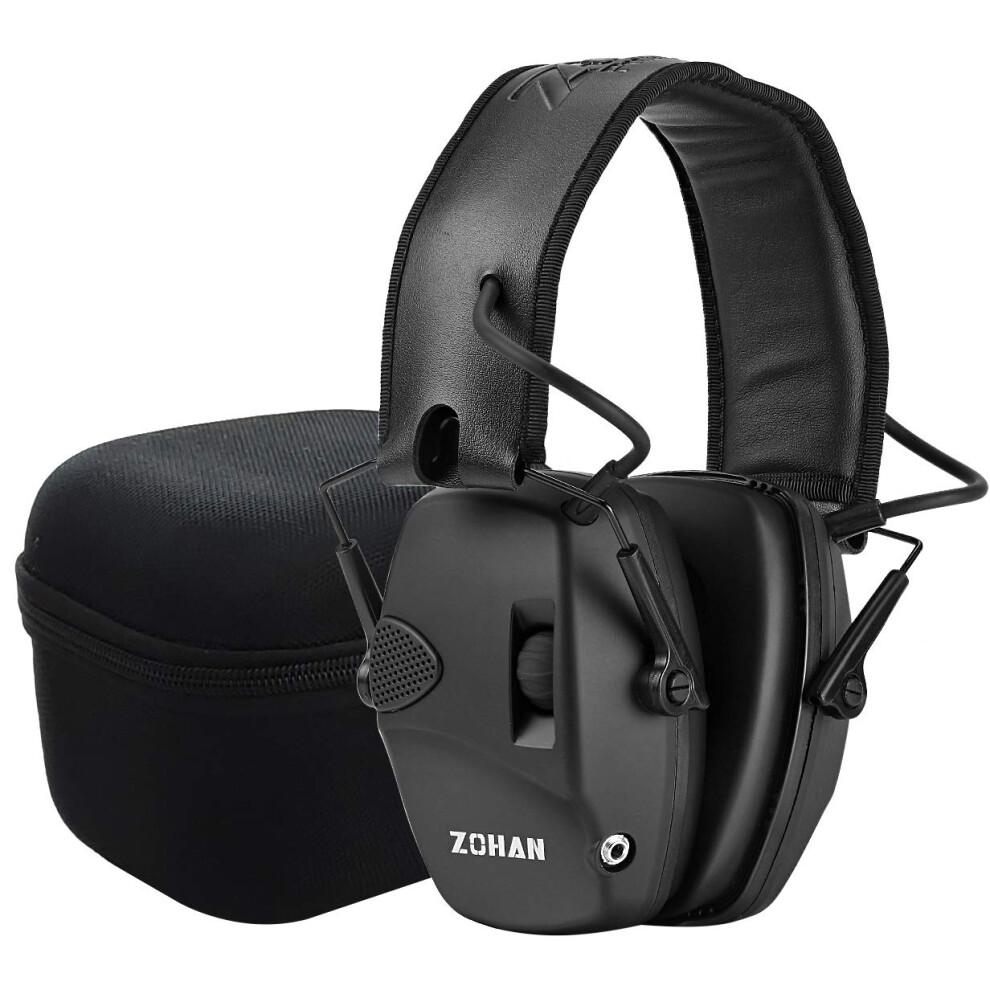 Zohan Electronic Shooting Earmuffs, Active Noise Reduction Safety Earmuff, Tactical Headset Sound Amplification Hearing Protection For Hunting 5051227733733