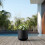 Kante Planter, Concrete, Black, 11.6" D 5
