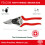 Felco Felco FEL6 Model 6 Compact Secateurs, Red 5