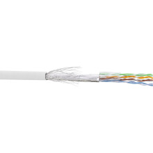 InLine Patch Cable Cat.5e SF/UTP AWG26 PVC 100 m White