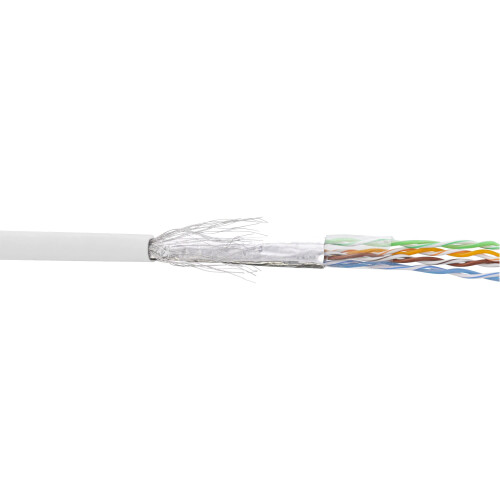 InLine Patch Cable Cat.5e SF/UTP AWG26 PVC 100 m White