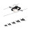 Paulmann 94290 Mac II System Rectangular max. 5x10 watts Ceiling Black matt lamp Metal, Plastic Wire Cable GU5.3 | 5er-Set 2