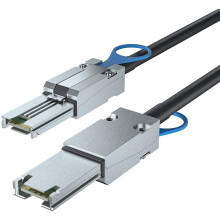 10Gtek 6G External Mini SAS SFF-8088 to SFF-8088 Cable, 100-Ohm, 3-Meter(9.8-ft)